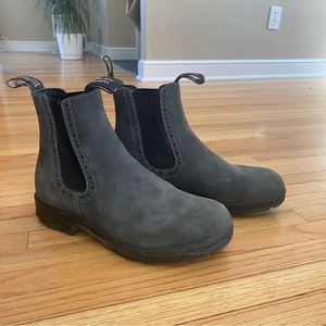Gray Blundstone Boots